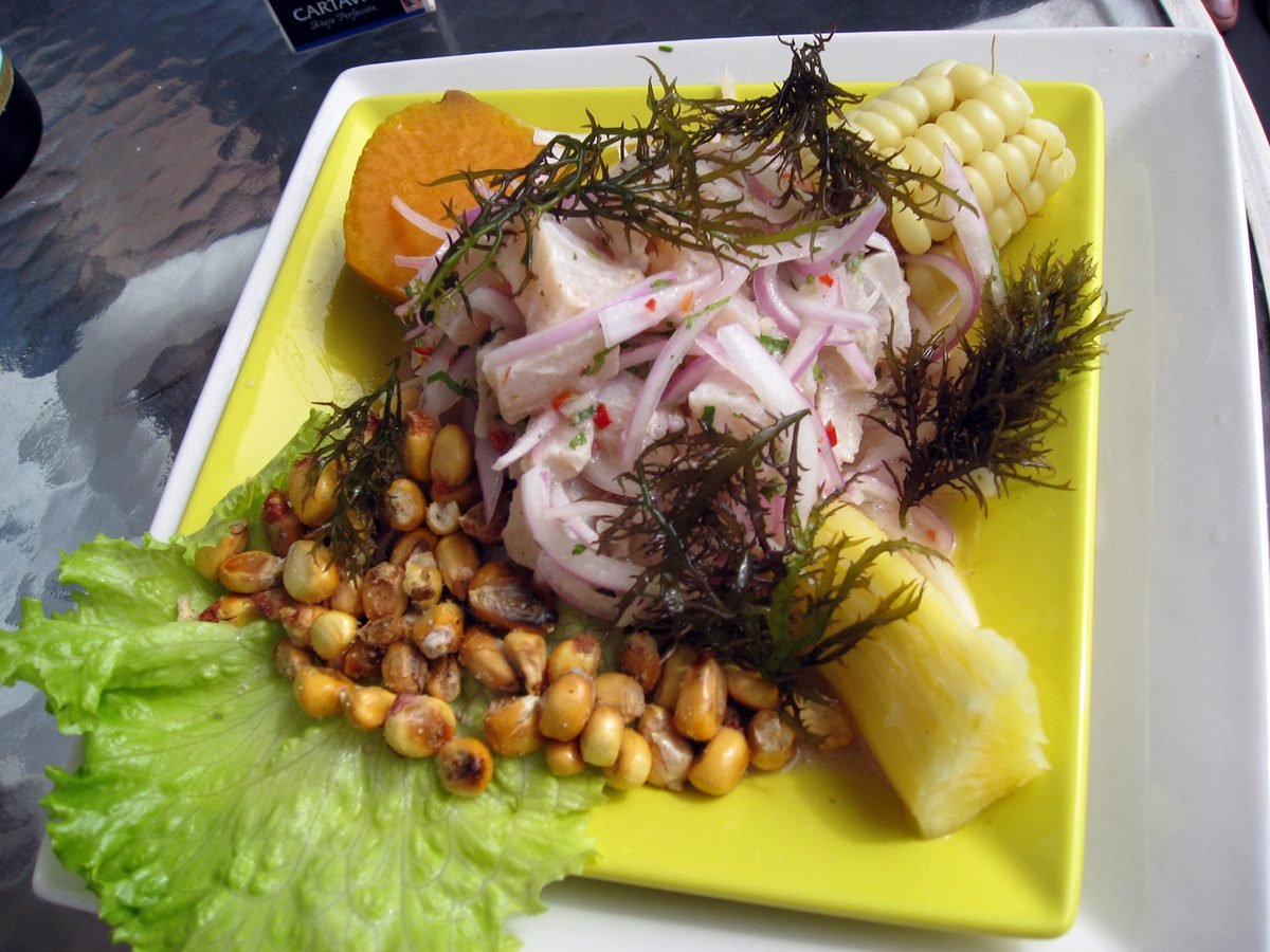 Ceviche peruano de pescado